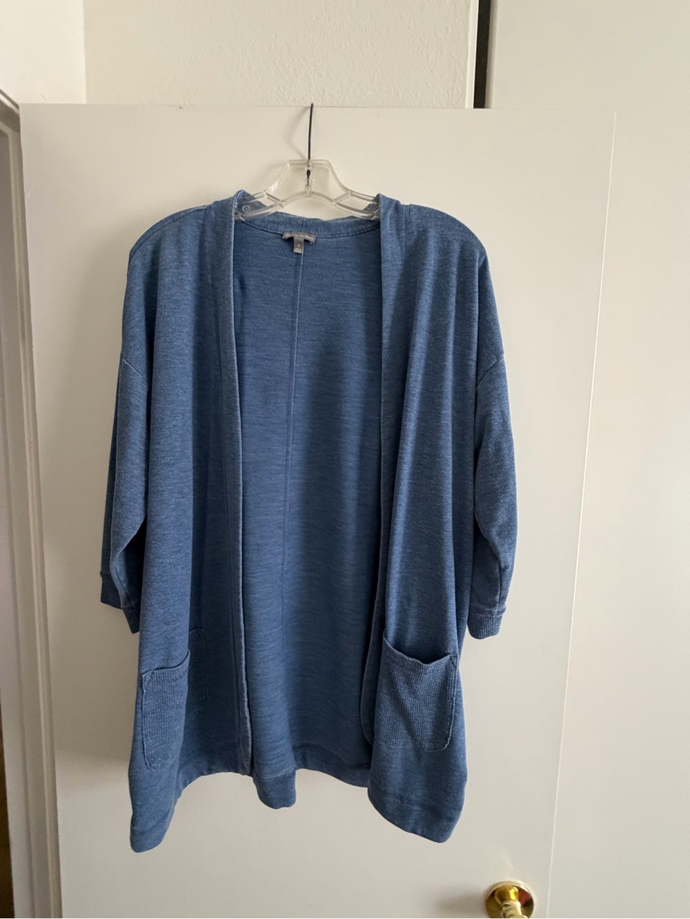 Talbots Dusty Blue Open-Front Women's Cardigan